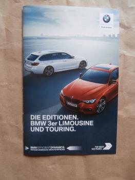 BMW 3er Limousine F30 +Touring F31 Edition Luxury Sport Line Shadow +M Sport Shadow September 2017