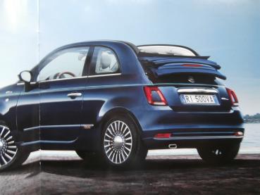 Fiat 500 & Riva Prospekt September 2016 NEU