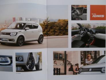 Suzuki Ignis Prospekt Dezember 2016 +Preisliste