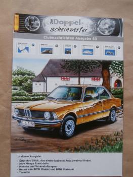 Der Doppelscheinwerfer Clubnachrichten Ausgabe 53 BMW E21 Restauration,Polsterstoffe,