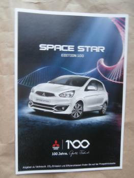 Mitsubishi Space Star Edition 100 Prospekt August 2017