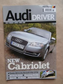 Audi Driver 11/2005 A4 Cabriolet,A6 4.2,A4 2.0T FSI DTM, MTM S4 K500,A6 4.2 quatro,Gallardo V10,A2,Q7 Hybrid