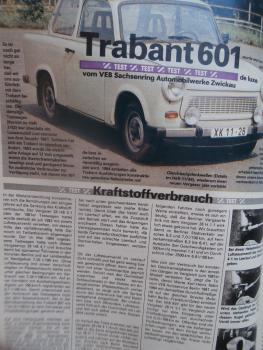 Der Deutsche Straßenverkehr 12/1984 Trabant 601 S de luxe,Polski Fiat 125p, Dacia 1310 Bremse,Wartburg 353,Alfa Romeo 90