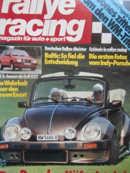 rallye racing 10/1980 Ford Escort XR3,Mitsubishi Colt GT Turbo,Albar Käfer Cabriolet,