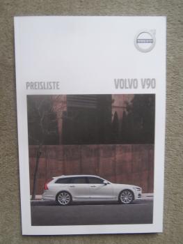 Volvo V90 T4 T5 T6 AWD T8 Twin Engine AWD D3 D4 D5 +AWD+Cross Country +R-Design Preisliste 3/2019