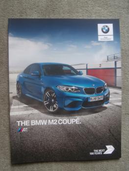 BMW M2 Coupé F87 Englisch +M3 E30 Brochure 3/2017