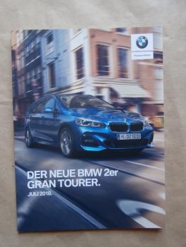 BMW 216i 218i 220i 216d 218d 220d +xDrive F46 Gran Tourer mit Preisen im Juli 2018