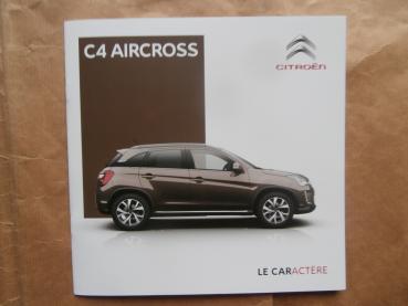 Citroen C4 Aircross Prospekt Januar 2016 +Preisliste NEU