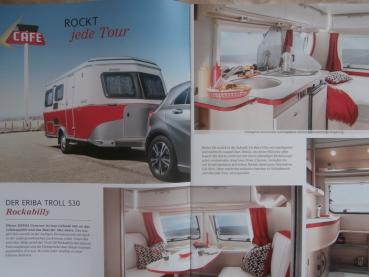 Eriba Troll 530 Rockabilly und Ocean Drive Katalog 2017+Preisangabe