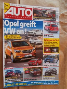 Auto Strassenverkehr 5/2016 i30 vs. Nissan Pulsar vs. Astra K,Octavia RS 2.0TDi 4x4, Ford Ecosport 1.0 Ecoboost,