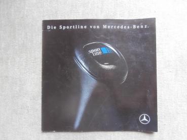 Mercedes Benz Sportline A3 Format Katalog W124 Januar 1991 Rarität