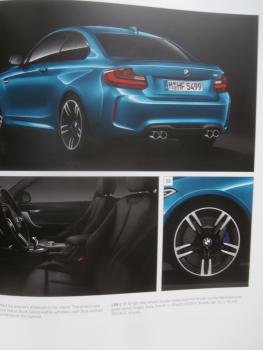 BMW M2 Coupé F87 Englisch +M3 E30 Brochure 3/2017