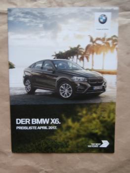 BMW X6 F16 xDrive30d 40d M50d xdrive35i 50i +M Sportpaket April 2017