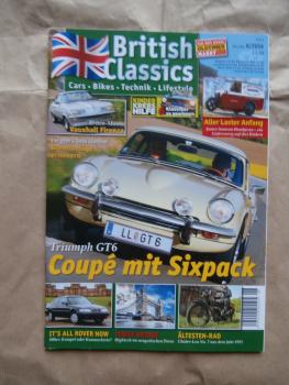 British Classics 6/2016 James Samson Handyvan,Vauxhall Firenza,Triumph GT6,Rover 800 Kaufberatung,