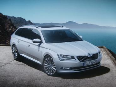 Skoda Superb Typ 3V Premium Edition Prospekt Februar 2018