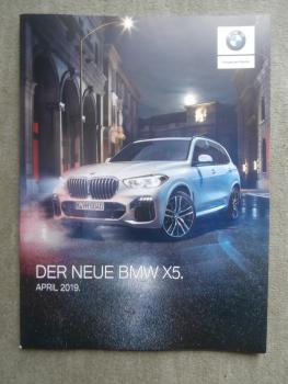 BMW X5 (G05) xDrive40i xDrive30d M50d +M Sportpaket +Preisliste April 2019