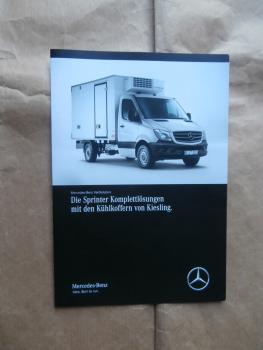 Mercedes Benz Srpinter Kiesling Kühlkoffer August 2015 Prospekt NEU