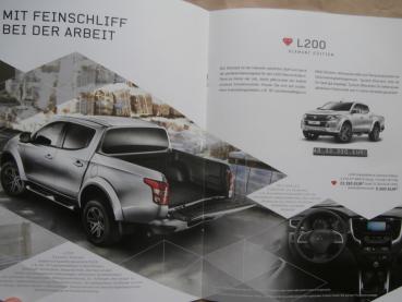 Mitsubishi L200 Diamant Edition Prospekt September 2016