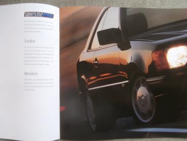 Mercedes Benz Sportline A3 Format Katalog W124 Januar 1991 Rarität