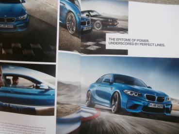 BMW M2 Coupé F87 Englisch +M3 E30 Brochure 3/2017