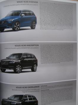 Volvo XC90 +R-Design T8 T6 AWD T5 AWD D5 AWD D4 AWD D4 2015 Prospekt