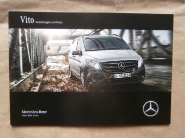 Mercedes Benz Vito Kastenagen & Mixto Prospekt September 2016