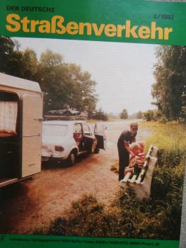 Der Deutsche Straßenverkehr 8/1982 Mitropa Motel Usadel,Zündkerzenpraxis,Skoda 105/120 Vegaser,
