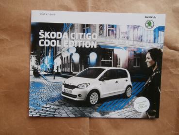 Skoda Citigo Cool Edition Prospekt Dezember 2015 NEU