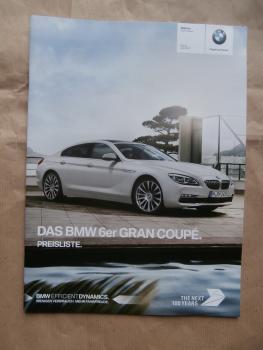 BMW 640i +xDrive 650i 640d +xDrive F14 Juli 2016