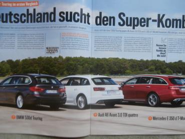 Auto Bild 22/2017 BMW 530d Touring G31 vs. A6 Avant 3.0TDI quttro vs. Mercedes Benz E350d T-Modell,