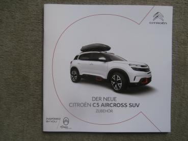 Citroen C5 Aircross SUV Zubehör Prospekt Dezember 2018