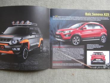 Baic Senova X25 X35 X55 BJ20 Lxury BJ40L Prospekt Deutsch
