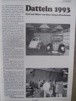 Isetta Journal 3/1993 Mitglieder Zeitschrift 7. Roller & Kleinwagentreffen in Bad Iburg,Tips und Tricks von Peter Bauer