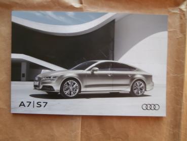 Audi A7 S7 Sportback (4G) +Businesspaket + 3.0TDI competition Prospekt Juli 2016