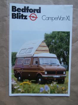 Opel Bedford Blitz CamperVan XL Prospekt September 1979 Rarität