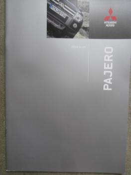 Mitsubishi Pajero V80 Invite Intense Instyle 3-türer 5-türer Prospekt Januar 2008