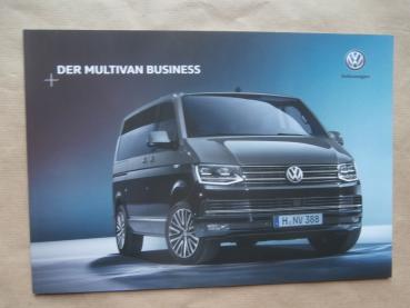 VW T6 Multivan Business Katalog November 2017 +Preisliste NEU