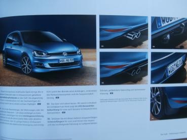 VW Golf VII Typ 5G +R-Line +Zubehör Mai 2016 NEU