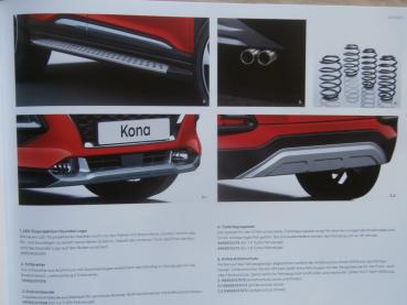 Hyundai Kona Zubehör Katalog Juli 2018