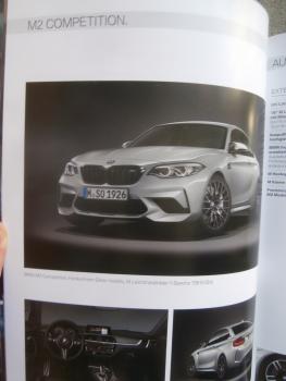 BMW M240i +xDrive F22 +M2 Competition F87 Katalog 7/2019 +Preise