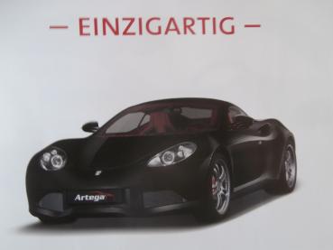 Artega GT Sportwagen Prospekt Deutsch Rarität