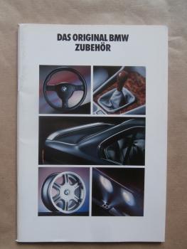 BMW Original Zubehör E30 E34 E32 E31 E24 E28 E23 E21 Prospekt