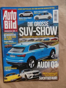 Auto Bild 39/2018 Kia Niro EV,VW Neo,Audi Q3,BMW M2 Competition vs. Porsche 718 Cayman GTS,VW T6 gebraucht