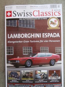 Swiss Classics Revue Nr.71-1 2019 Lamborghini Espada,BMW 3er E30 Kaufberatung +323i