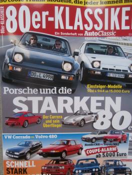 Auto Classic 80er Klassiker Sonderheft BMW 5er E28,M3 E30,Delta Intetgrale,R5 turbo,Porsche 959,944,CRX,MR2