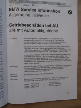 Der Doppelscheinwerfer Clubnachrichten Ausgabe 51,P900 113,Getriebeschäden bei der AU 524td E28,