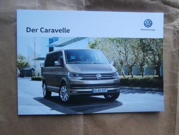VW T6 Caravelle +Comfortline +Highline 4Motion Prospekt Mai 2016 NEU