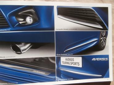 Toyota Avensis Zubehör Juni 2015 Prospekt