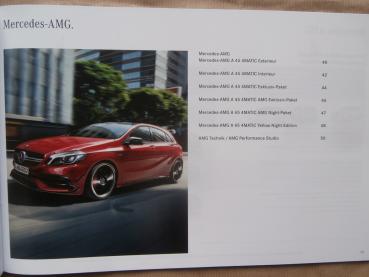 Mercedes Benz A-Klasse BR176 160d 180d +Efficiency Edition 200d 220 250 A45 AMG 6.Oktober 2017