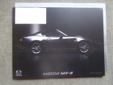 Mazda MX-5 (ND) Roadster +RF Prospekt 9/2018 +Preisliste